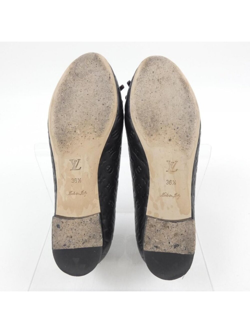 Louis Vuitton Embossed Monogram Nina Line Ballerina Flat Shoes - Picture 4 of 6